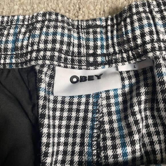 Obey Shorts Mens Large Black - Picture 3 of 3